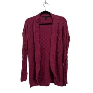 PACT Organic Cotton Crochet Knit Cardigan Sweater Women's Size Medium